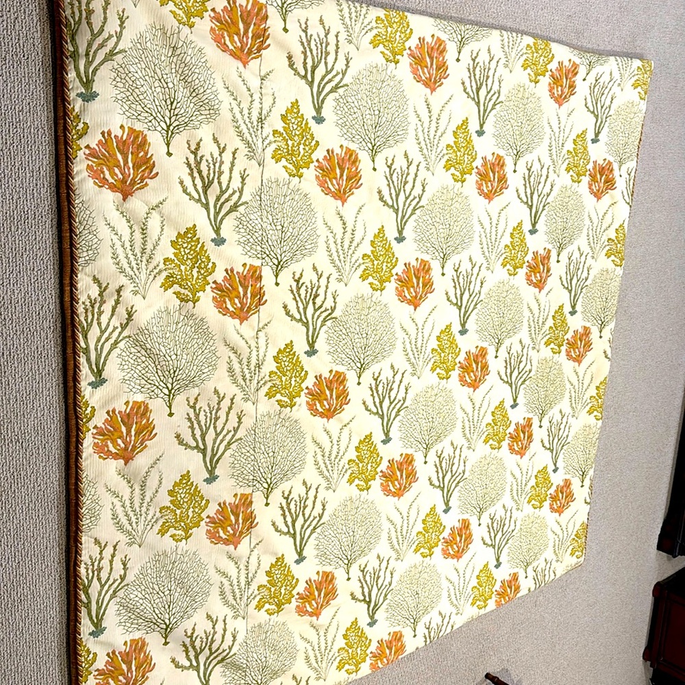 King sized duvet cover with pillow shams.